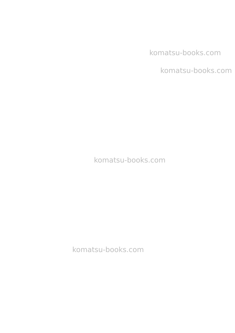 Komatsu sk1020-5ita-turbo Operation manual cover Page 2