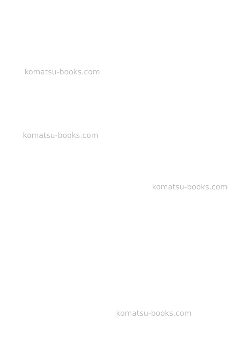Komatsu sk714-5ita-/ Operation manual cover Page 2