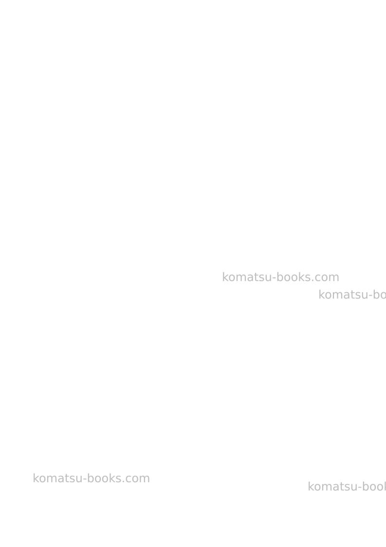 Komatsu sk714-5ita-/ Operation manual cover Page 2