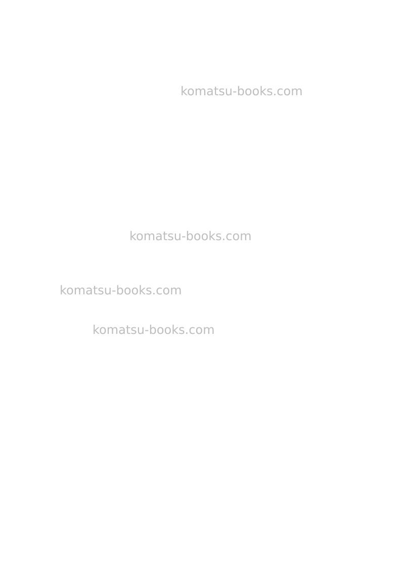 Komatsu sk815-5ita Operation manual cover Page 2 Komatsu sk815-5ita Operation manual cover Page 2
