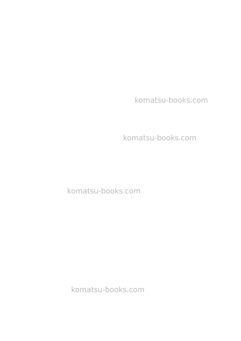 Komatsu sk1020-5ita Operation manual cover Page 2