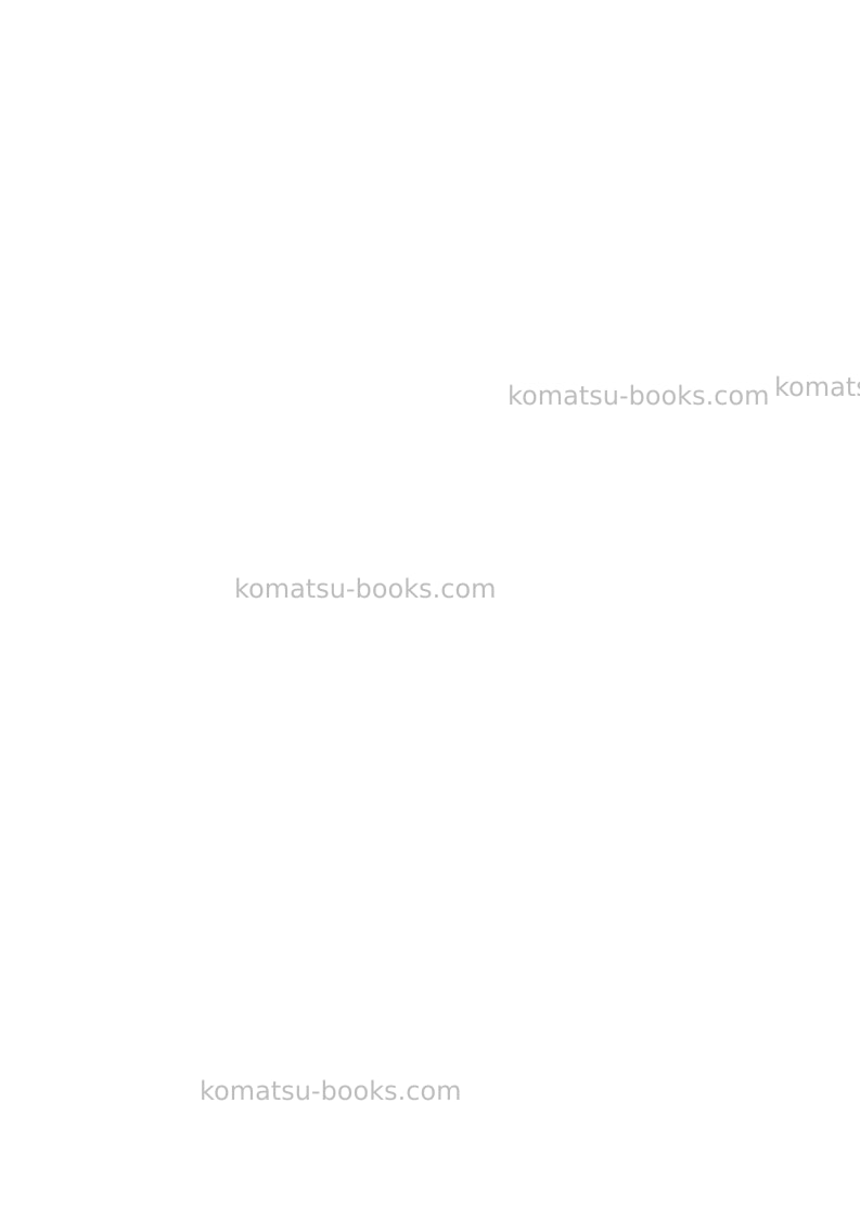 Komatsu ck20-1ita Operation manual cover Page 2 Komatsu ck20-1ita Operation manual cover Page 2