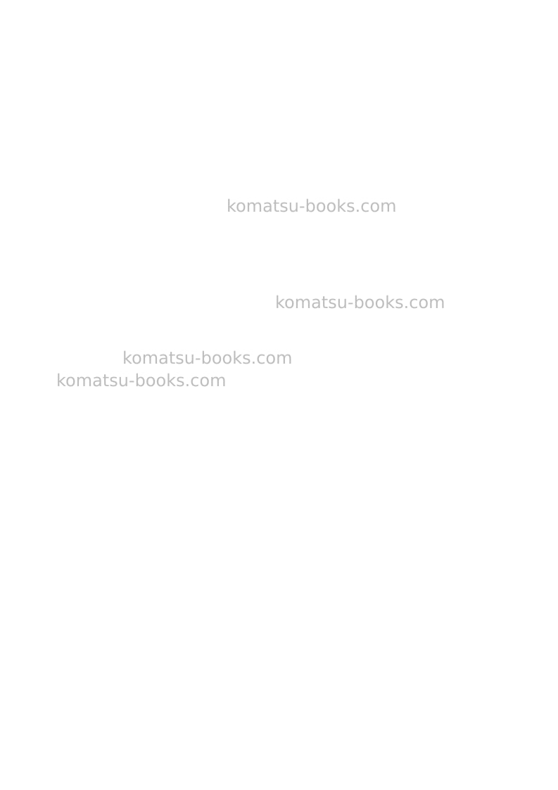 Komatsu ck30-1ita Operation manual cover Page 2