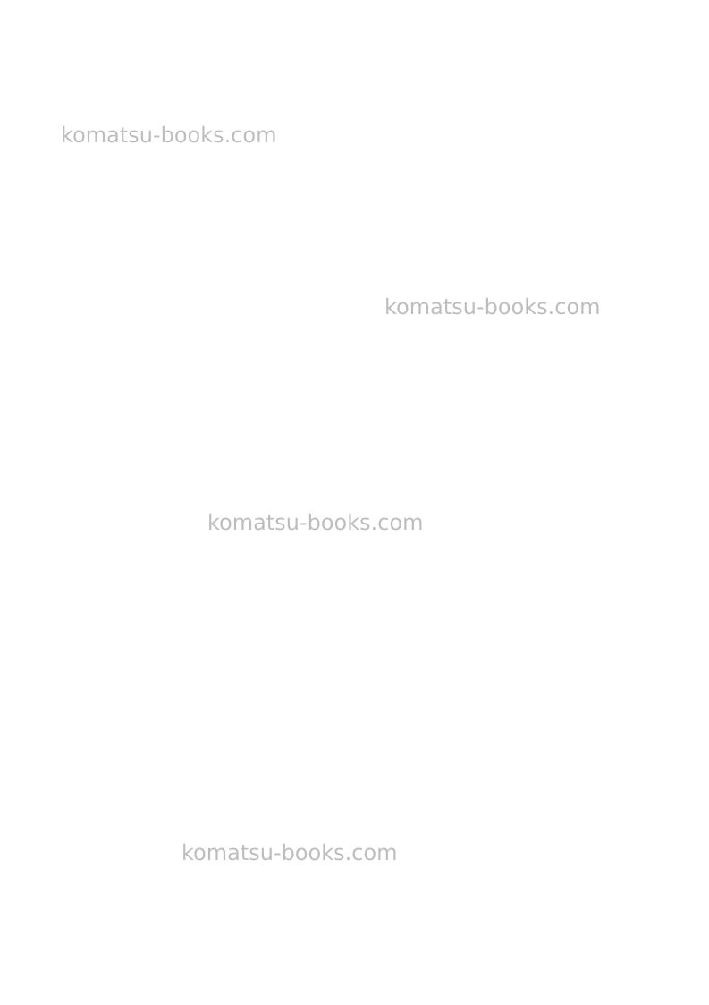 Komatsu ck35-1ita Operation manual cover Page 2 Komatsu ck35-1ita Operation manual cover Page 2