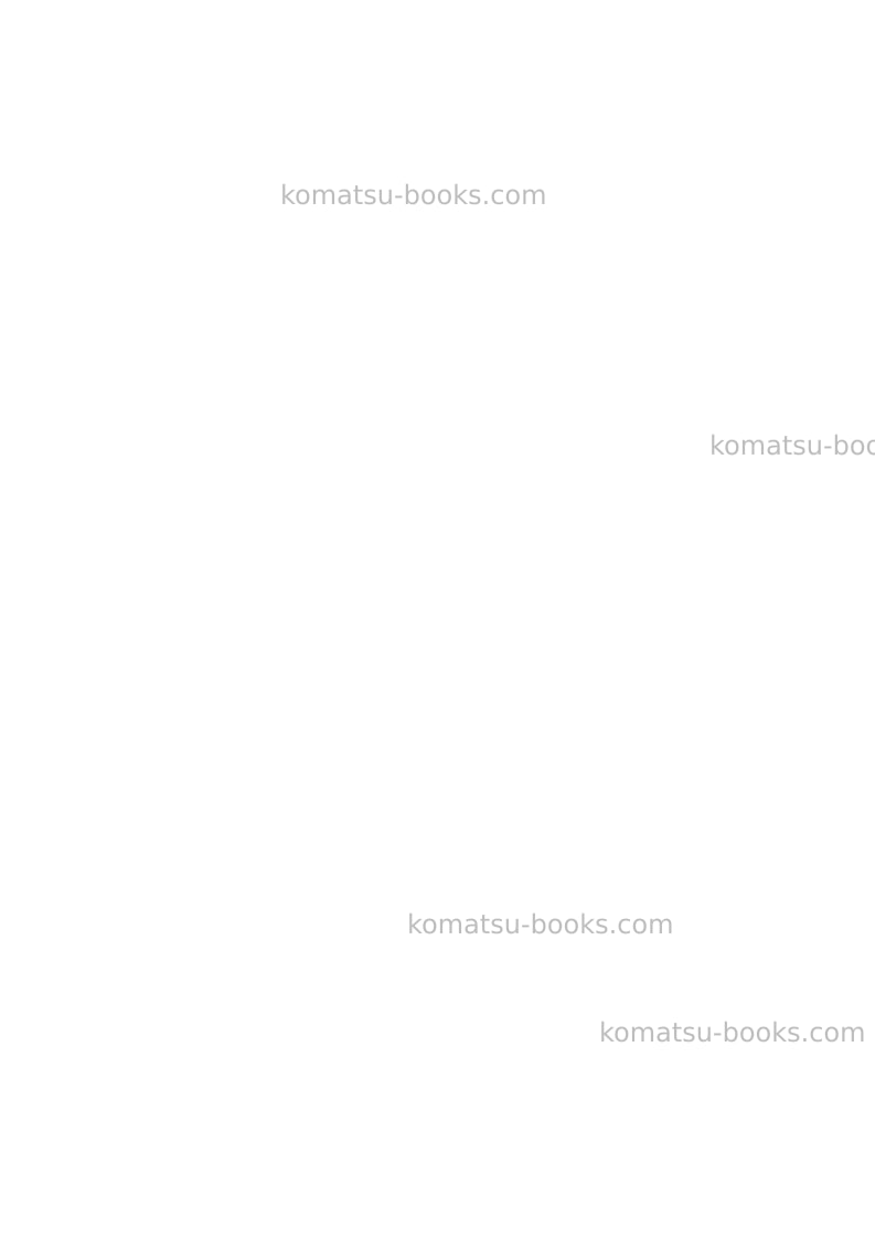 Komatsu wb97s-5ita-tier 3 Operation manual cover Page 2 Komatsu wb97s-5ita-tier 3 Operation manual cover Page 2