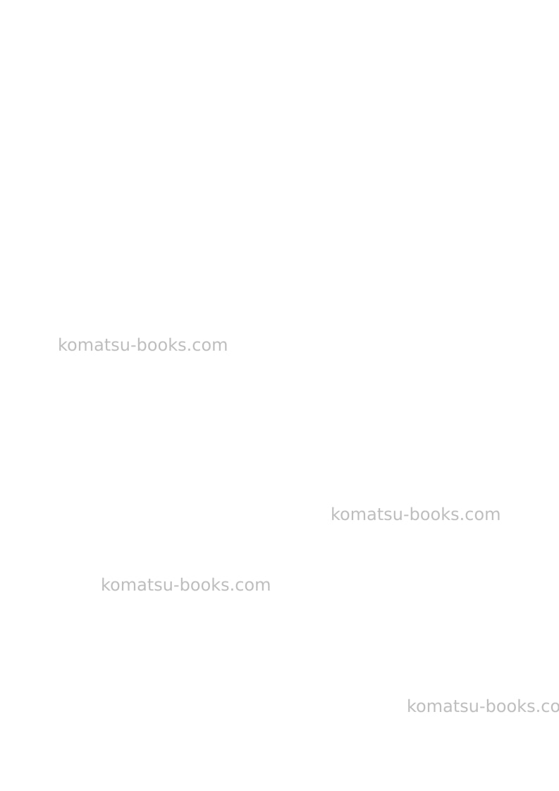 Komatsu sk510-5ita Operation manual cover Page 2