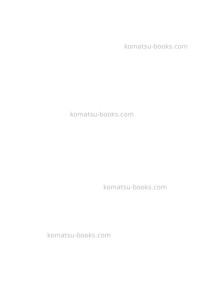 Komatsu sk714-5ita-/ Operation manual cover Page 2