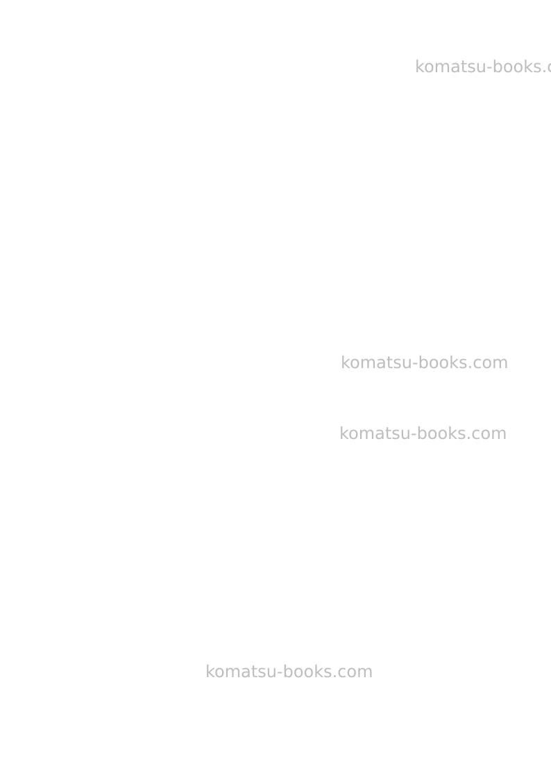 Komatsu wb93r-5ita-tier 3 Operation manual cover Page 2 Komatsu wb93r-5ita-tier 3 Operation manual cover Page 2