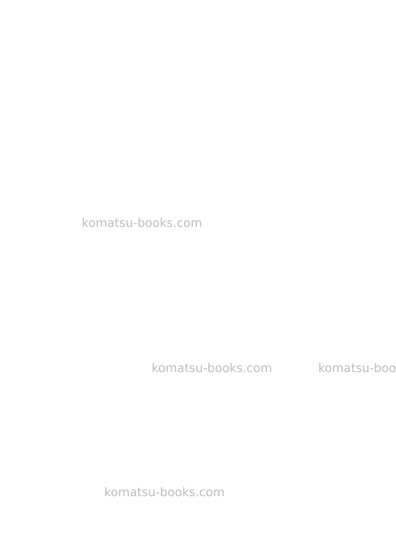 Komatsu wb93r-5ita-tier 3 Operation manual cover Page 2