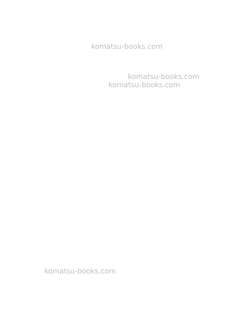 Komatsu wb97r-5ita-tier 3 Operation manual cover Page 2 Komatsu wb97r-5ita-tier 3 Operation manual cover Page 2