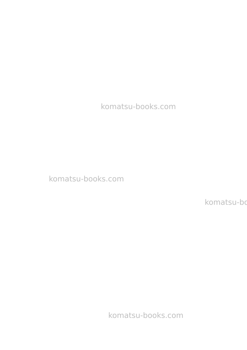 Komatsu wb97r-5ita-tier 3 Operation manual cover Page 2 Komatsu wb97r-5ita-tier 3 Operation manual cover Page 2
