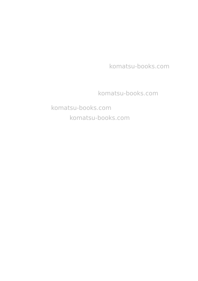 Komatsu wb97r-5ita-tier 3 Operation manual cover Page 2 Komatsu wb97r-5ita-tier 3 Operation manual cover Page 2