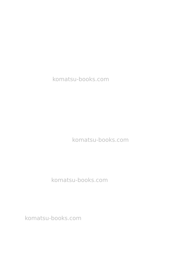 Komatsu wb93s-5ita-tier 3 Operation manual cover Page 2