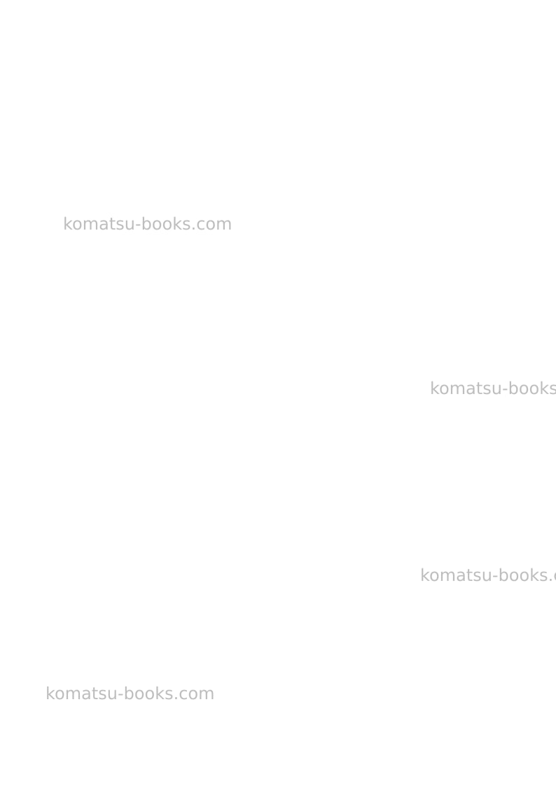 Komatsu wb97s-5ita-tier 3 Operation manual cover Page 2 Komatsu wb97s-5ita-tier 3 Operation manual cover Page 2
