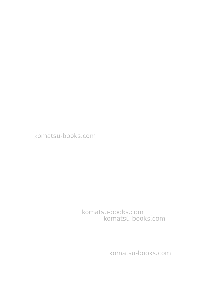 Komatsu pc50mr-2ita Operation manual cover Page 2 Komatsu pc50mr-2ita Operation manual cover Page 2