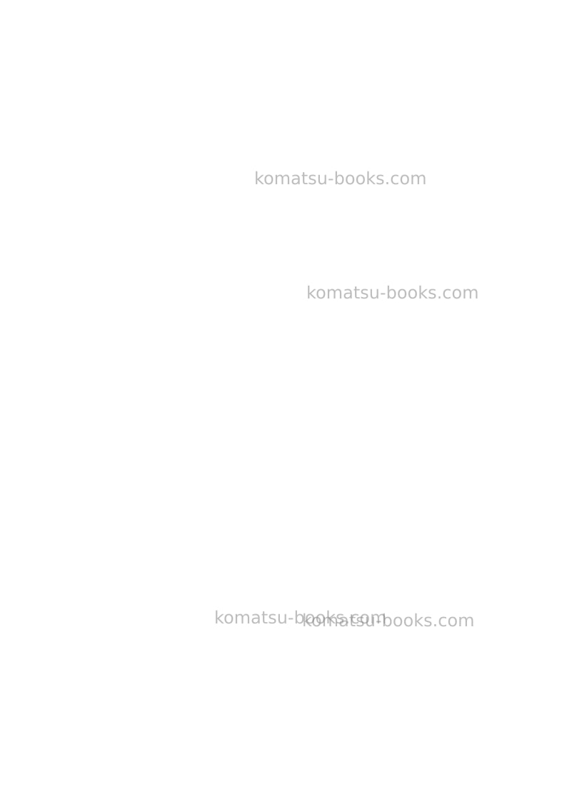 Komatsu pc50mr-2ita Operation manual cover Page 2