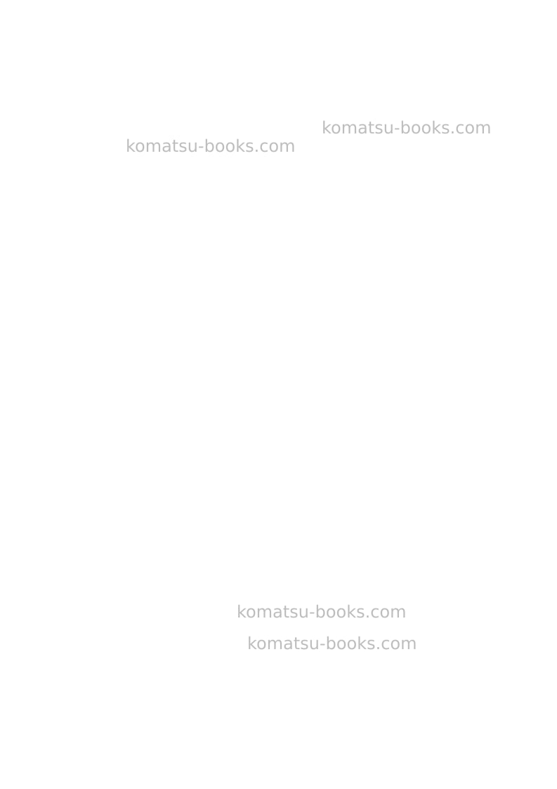 Komatsu pc45mr-3ita Operation manual cover Page 2