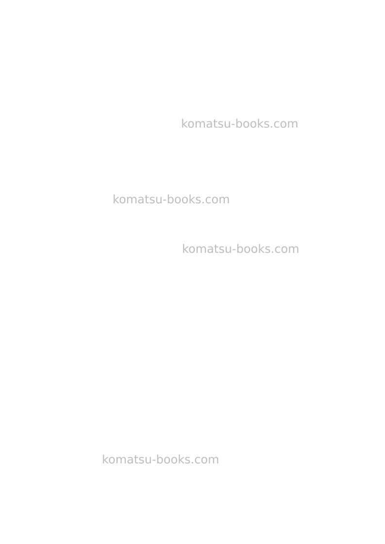 Komatsu pc80mr-3ita Operation manual cover Page 2 Komatsu pc80mr-3ita Operation manual cover Page 2