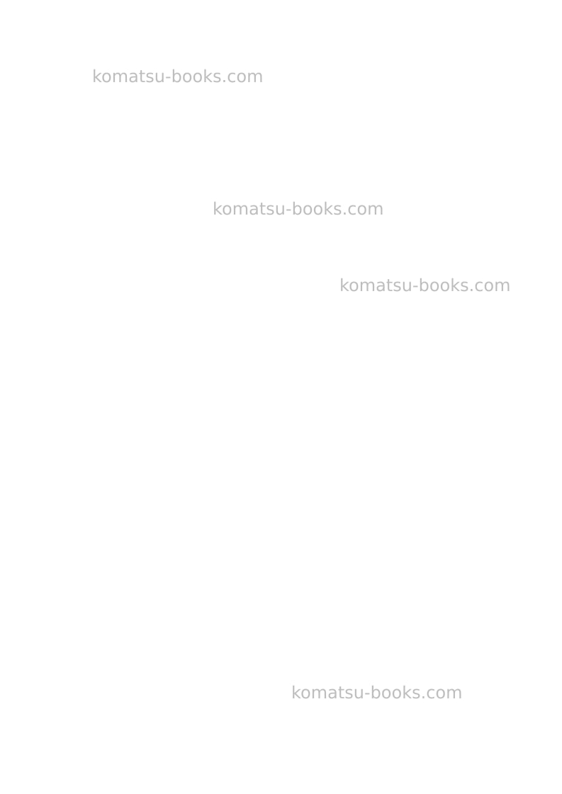 Komatsu pw118mr-8ita Operation manual cover Page 2 Komatsu pw118mr-8ita Operation manual cover Page 2