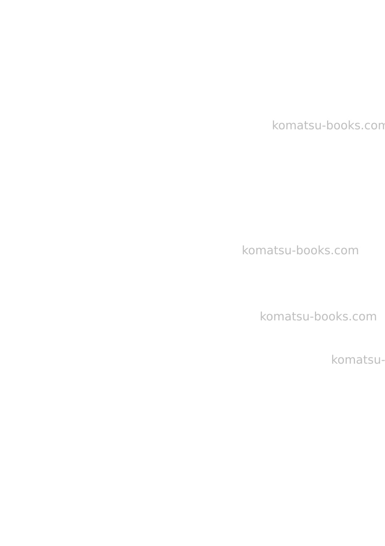 Komatsu wb97s-5ita-tier 3 Operation manual cover Page 2 Komatsu wb97s-5ita-tier 3 Operation manual cover Page 2