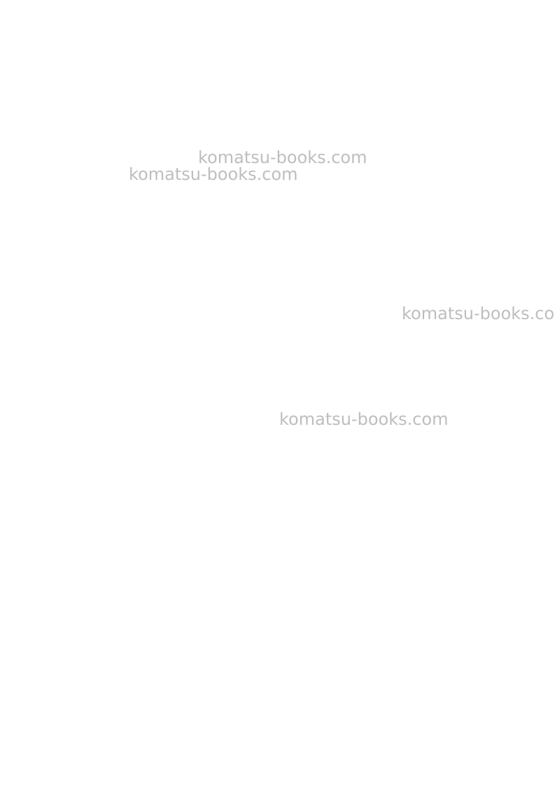 Komatsu wb93r-5ita Repair & maintenance cover Page 2
