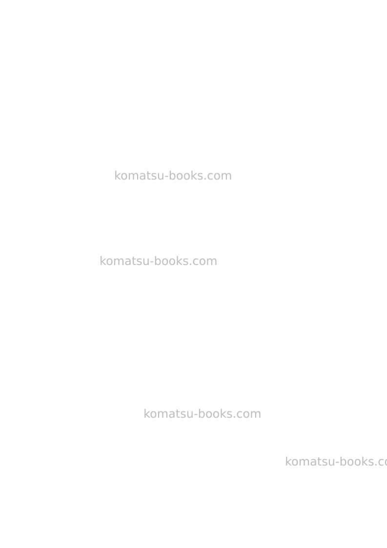 Komatsu sk510-5ita Repair & maintenance cover Page 2