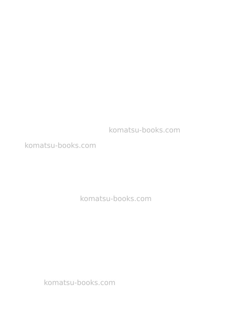 Komatsu pc20mr-2ita Repair & maintenance cover Page 2 Komatsu pc20mr-2ita Repair & maintenance cover Page 2