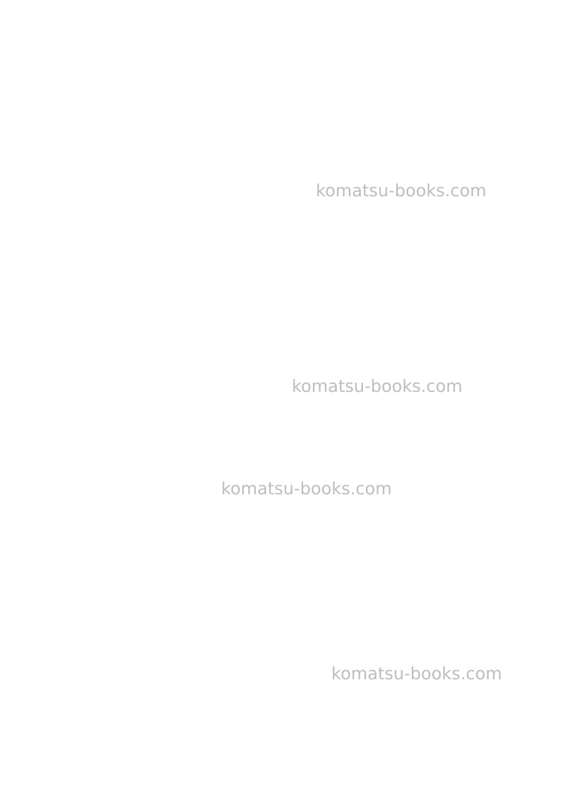 Komatsu pc45mr-3ita Repair & maintenance cover Page 2