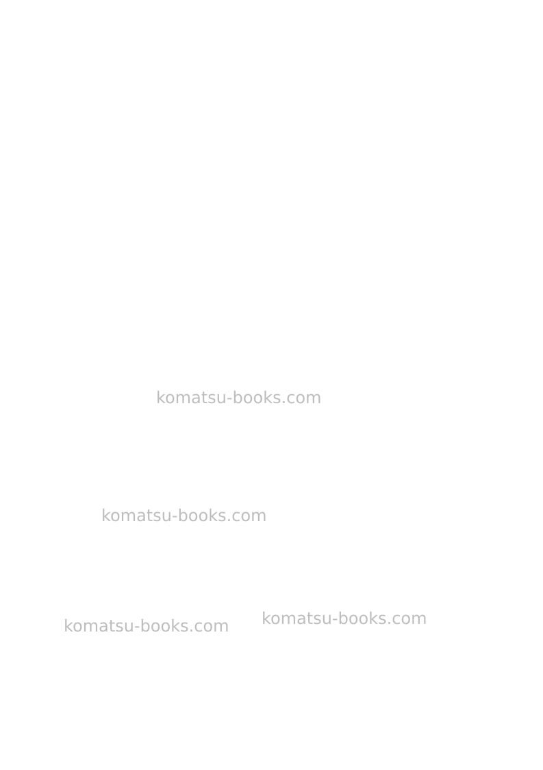 Komatsu sk714-5ita-/ Manuel d'utilisation couverture Page 2