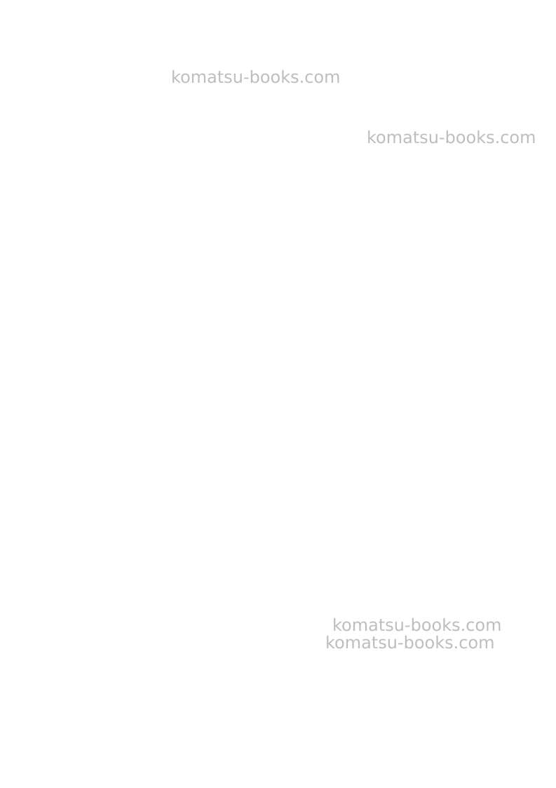 Komatsu ck35-1ita Manuel d'utilisation couverture Page 2 Komatsu ck35-1ita Manuel d'utilisation couverture Page 2