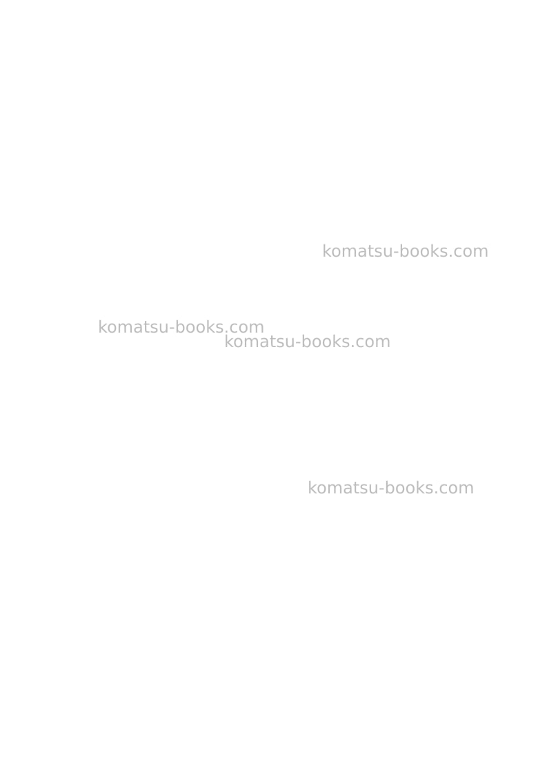 Komatsu ck20-1ita Betriebsanleitung Titelseite Seite 2 Komatsu ck20-1ita Betriebsanleitung Titelseite Seite 2
