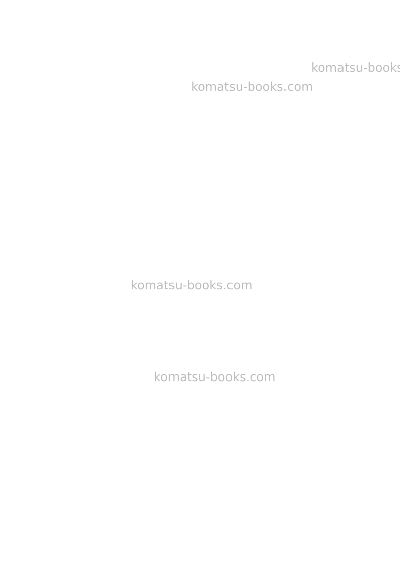Komatsu sk714-5ita-/ Betriebsanleitung Titelseite Seite 2 Komatsu sk714-5ita-/ Betriebsanleitung Titelseite Seite 2