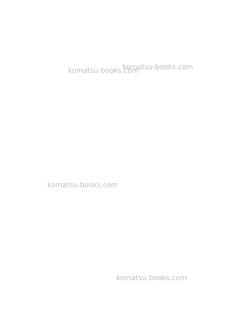 Komatsu saa4d104e-2ita-engine Riparazione e manutenzione copertina Pagina 2 Komatsu saa4d104e-2ita-engine Riparazione e manutenzione copertina Pagina 2