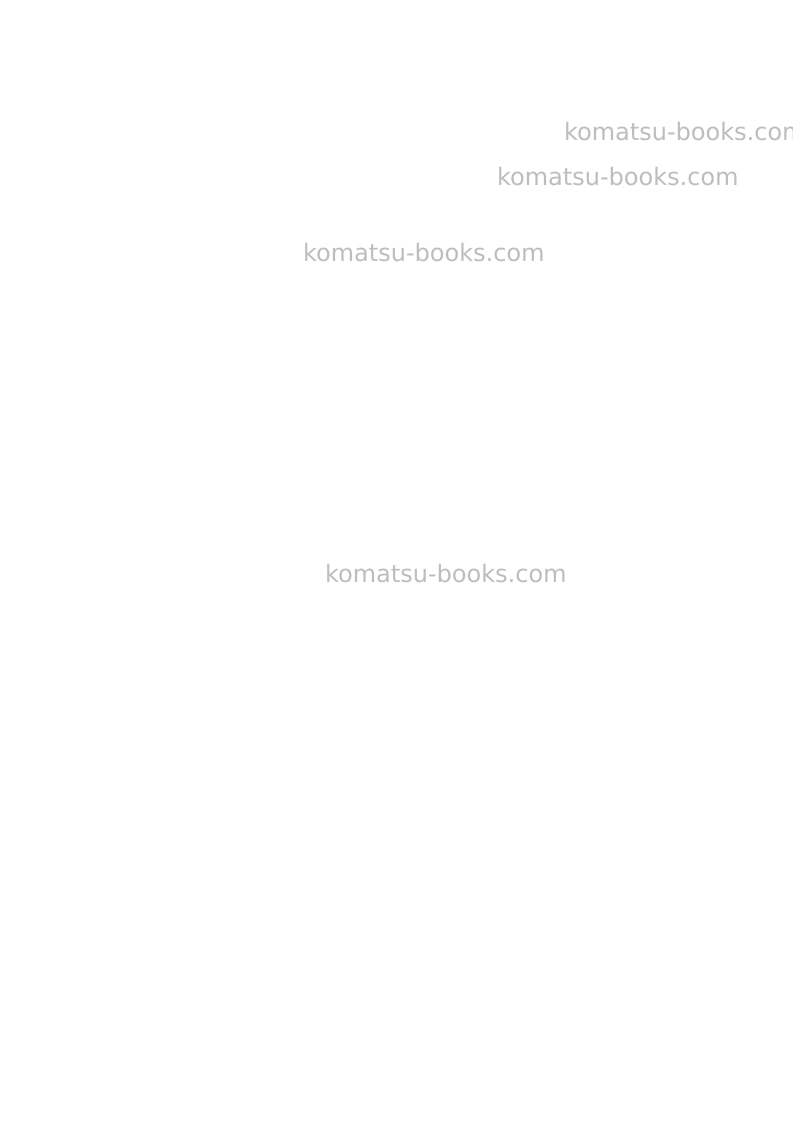 Komatsu ck30-1ita Operation manual cover Page 2 Komatsu ck30-1ita Operation manual cover Page 2