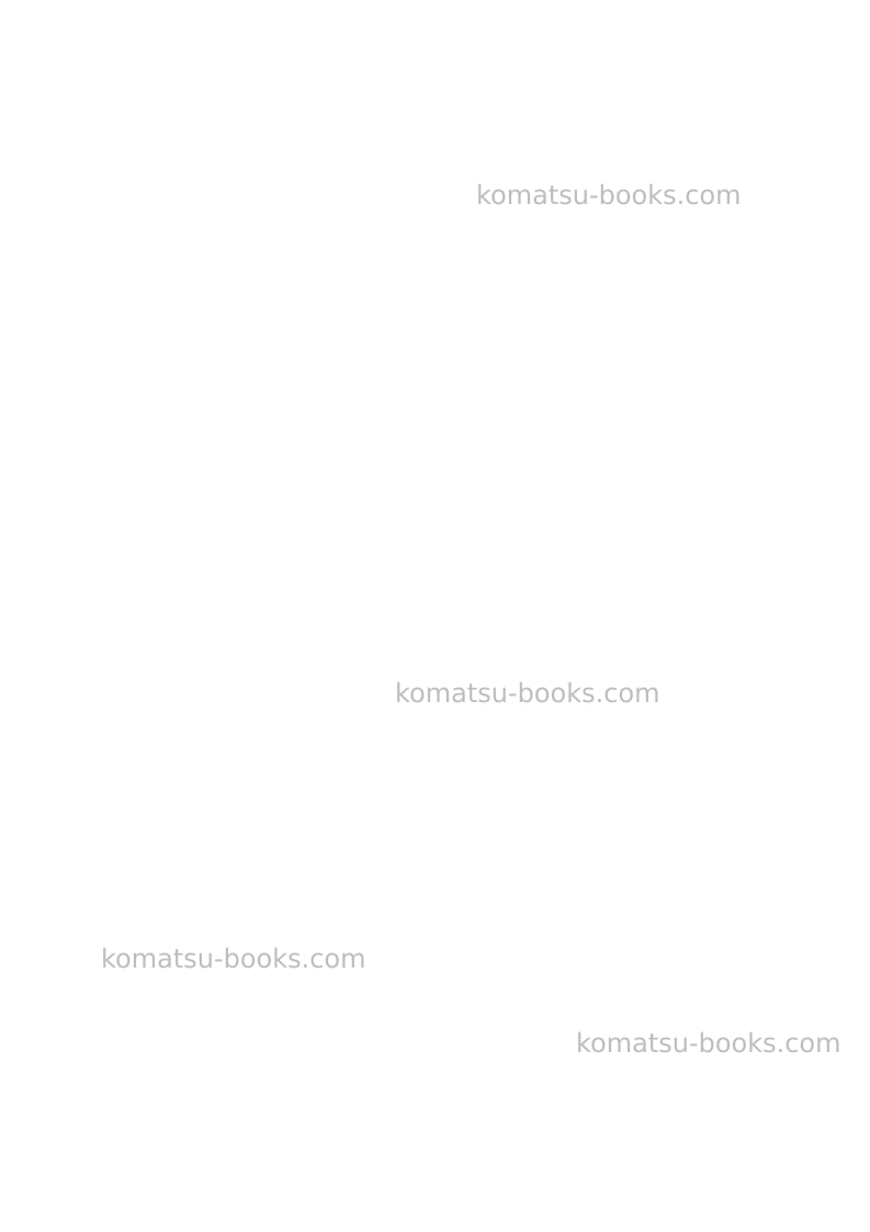 Komatsu ck35-1ita Operation manual cover Page 2 Komatsu ck35-1ita Operation manual cover Page 2