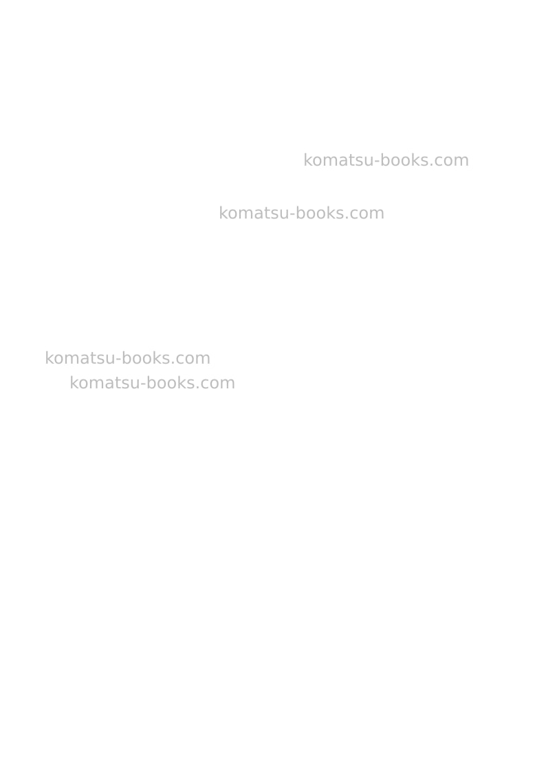 Komatsu pc55mr-3ita Operation manual cover Page 2