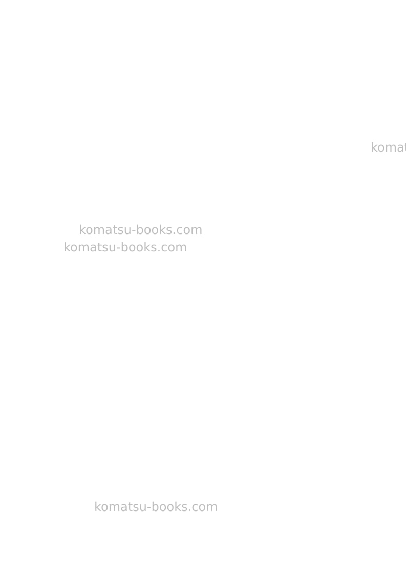 Komatsu sk714-5ita-/ Operation manual cover Page 2