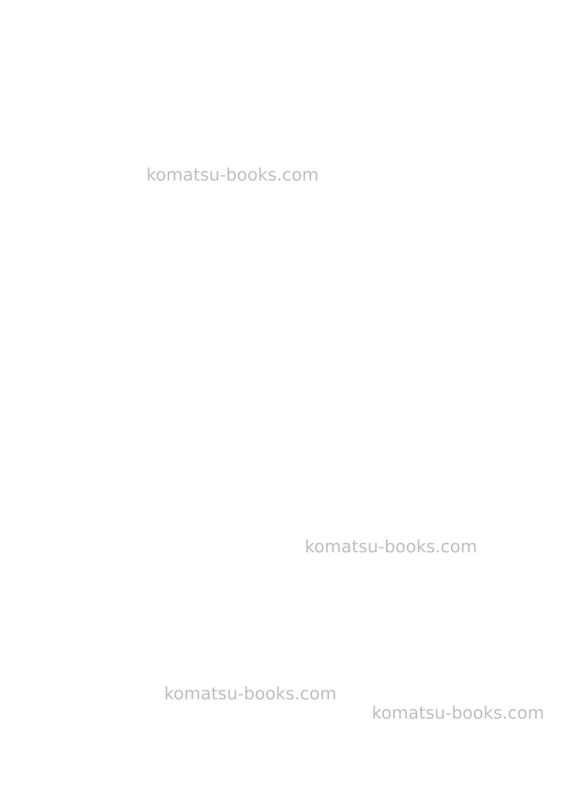 Komatsu sk714-5ita-/ Operation manual cover Page 2