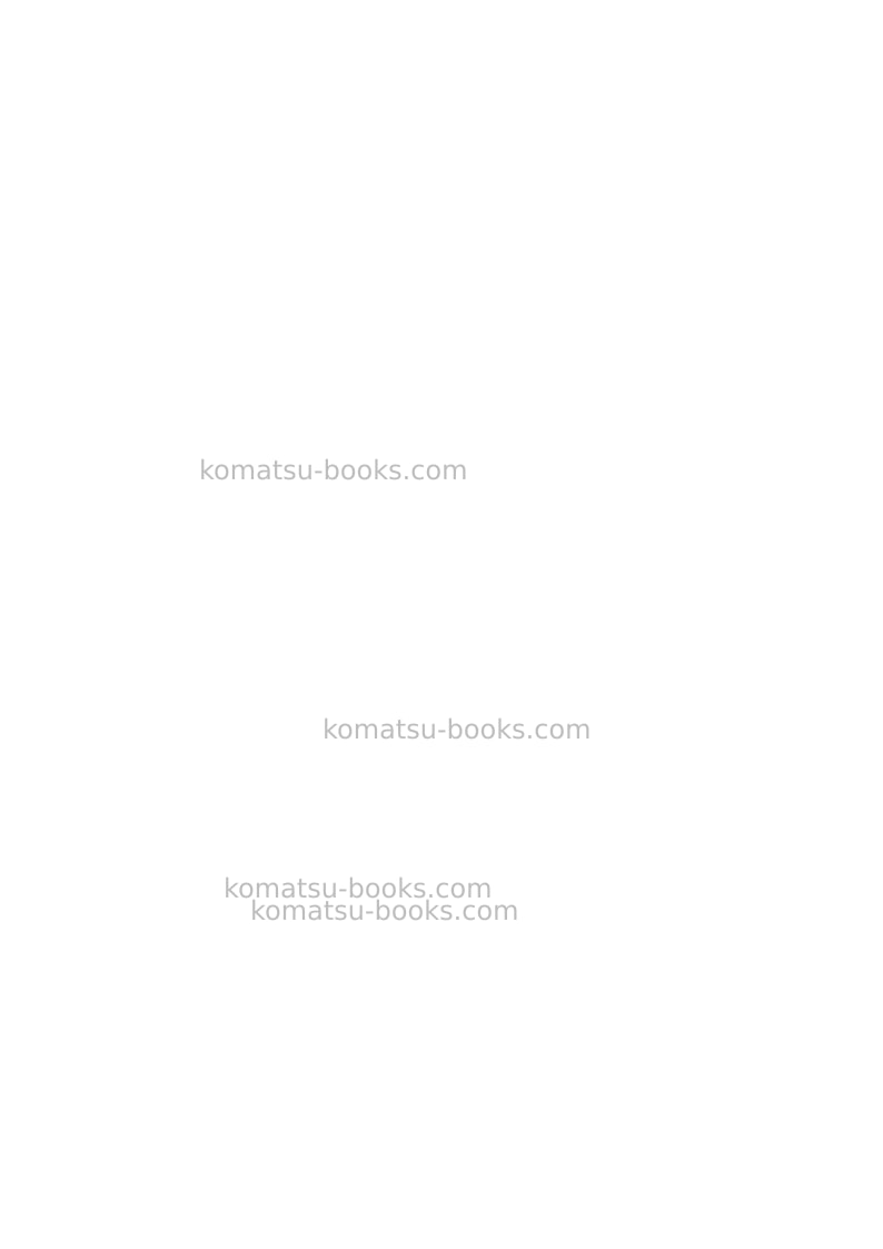 Komatsu pc88mr-10ita Operation manual cover Page 2 Komatsu pc88mr-10ita Operation manual cover Page 2