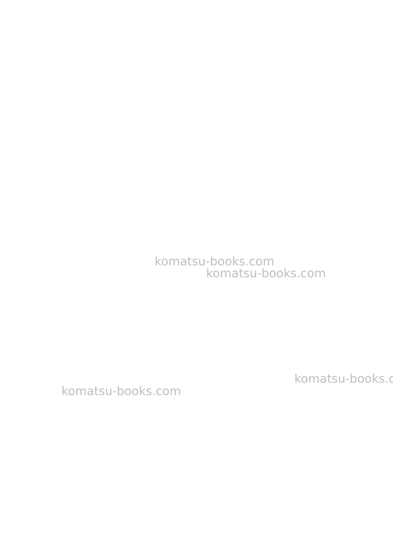 Komatsu ck25-1ita Manual de operação capa Página 2