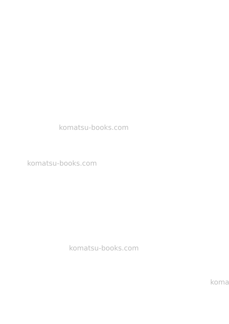Komatsu sk1020-5ita-turbo Operation manual cover Page 2