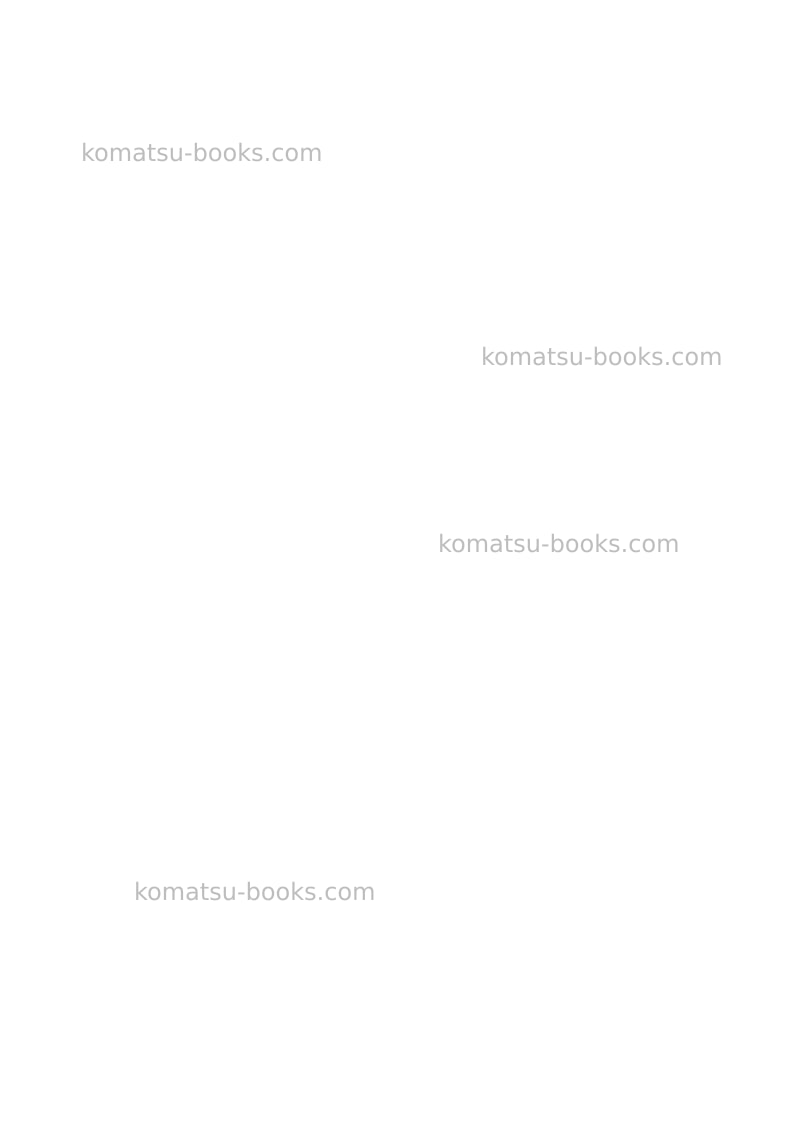 Komatsu sk714-5ita-/ Руководство по эксплуатации обложка Страница 2 Komatsu sk714-5ita-/ Руководство по эксплуатации обложка Страница 2