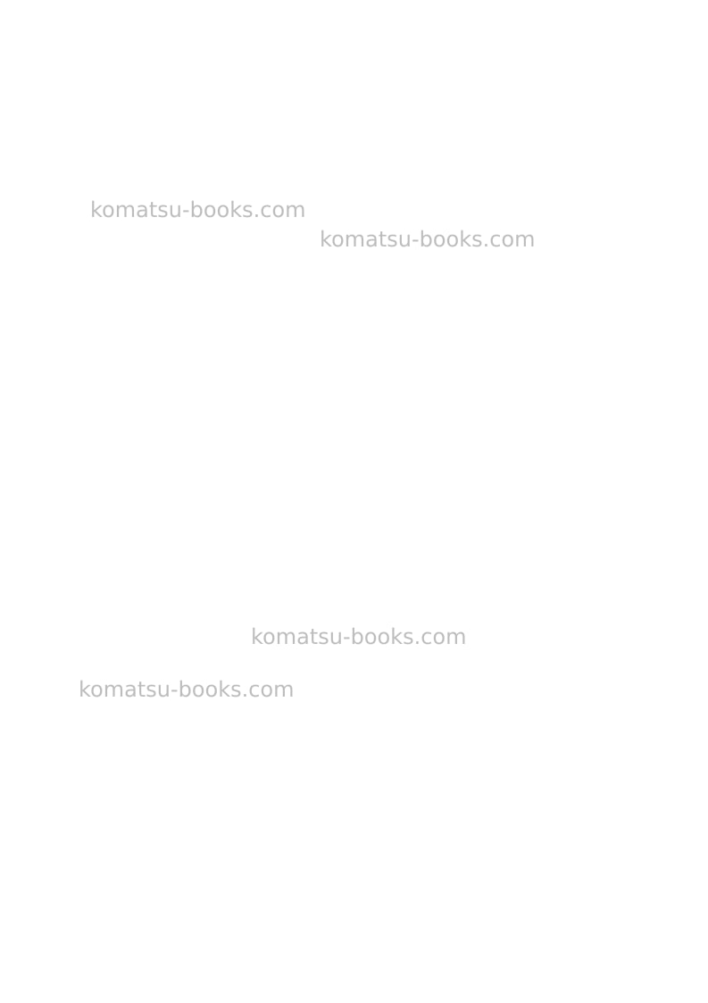 Komatsu ck20-1ita Operation manual cover Page 2 Komatsu ck20-1ita Operation manual cover Page 2