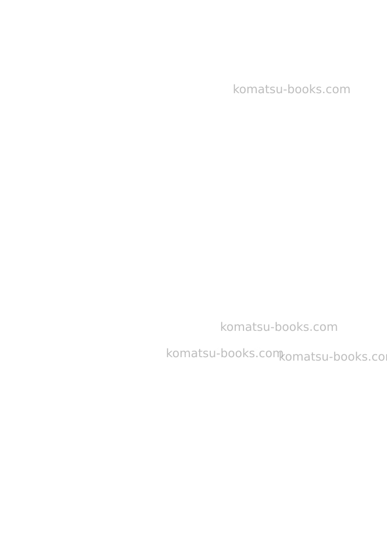 Komatsu sk714-5ita-/ Operation manual cover Page 2