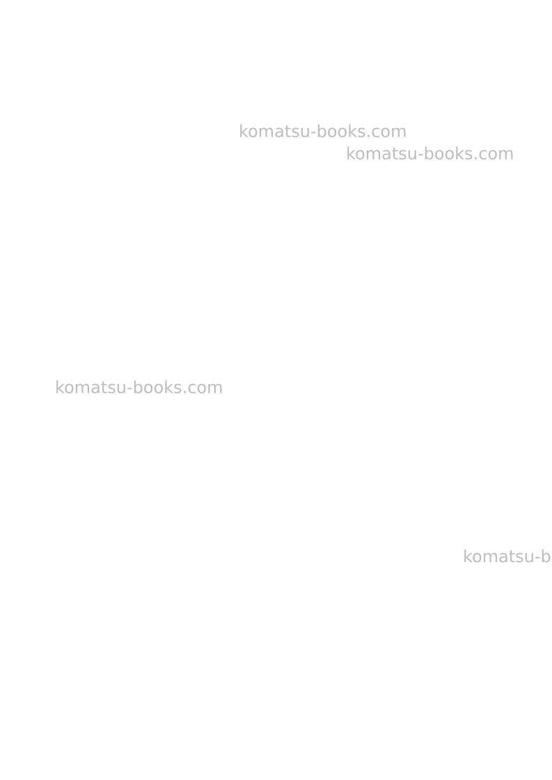 Komatsu sk714-5ita-/ Operation manual cover Page 2