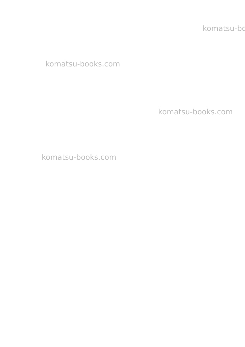 Komatsu sk1020-5ita-turbo Operation manual cover Page 2