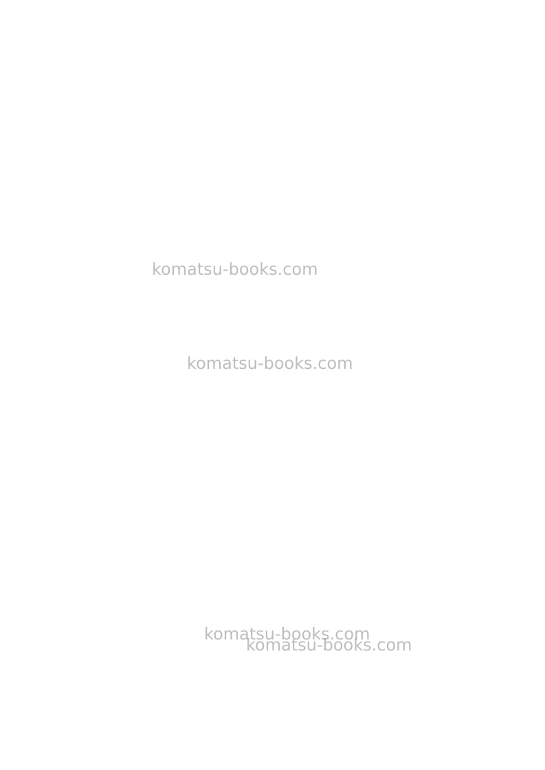 Komatsu pc80mr-3ita Operation manual cover Page 2 Komatsu pc80mr-3ita Operation manual cover Page 2