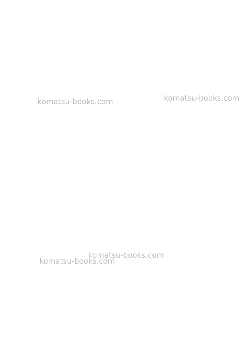 Komatsu sk510-5ita Operation manual cover Page 2