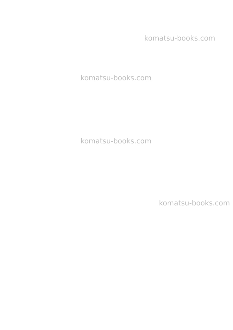 Komatsu ck30-1ita Operation manual cover Page 2 Komatsu ck30-1ita Operation manual cover Page 2