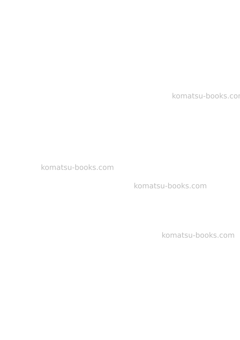 Komatsu sk510-5ita Operation manual cover Page 2
